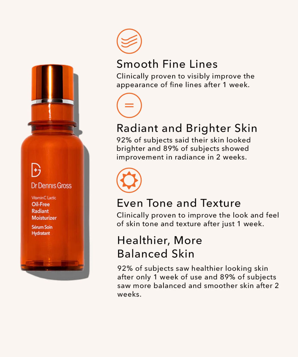 Vitamin C Lactic Acid Oil-Free Moisturizer | Dr. Dennis Gross