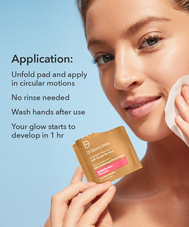 Glow Pad Self-Tanner for Face, Image 6 of 12