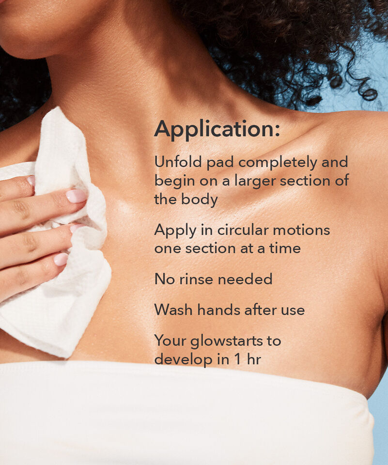 Glow Pad Self-Tanner for Body, Image 6 of 15