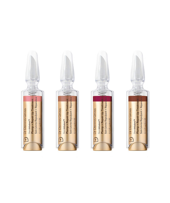 dr dennis gross c+ collagen lip treatment DermInfusions™ Plump + Repair Tinted with Hyaluronic Acid avocado oils that replenish moisture A lip product with color