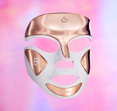 Step 1: place device comfortably over the face