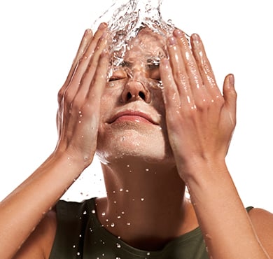 Step 3: Apply to dry face and massage into skin
