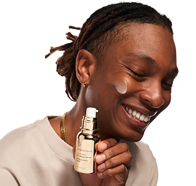 Step 2: Using 2-3 pumps, massage into full face