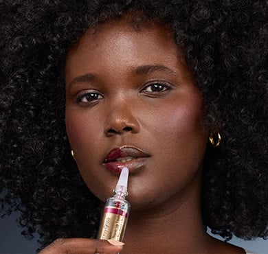 Step 1: Open and apply to lips