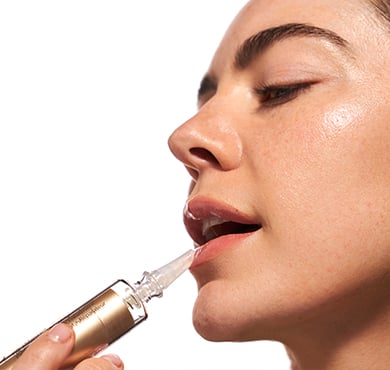 Step 2: Do not apply outside of lip